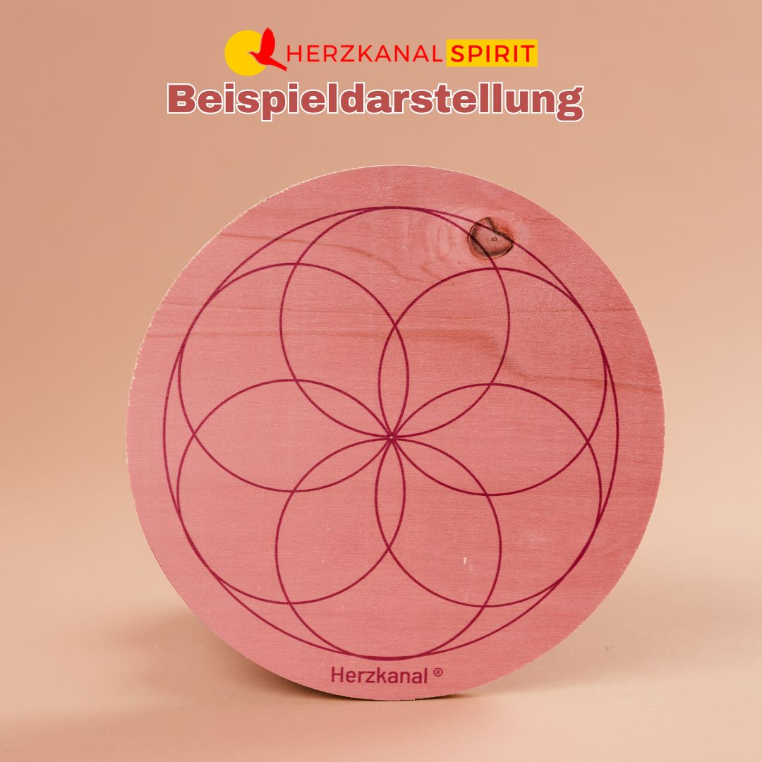 Holzplatte für Kristallgitter Aufstellung12
